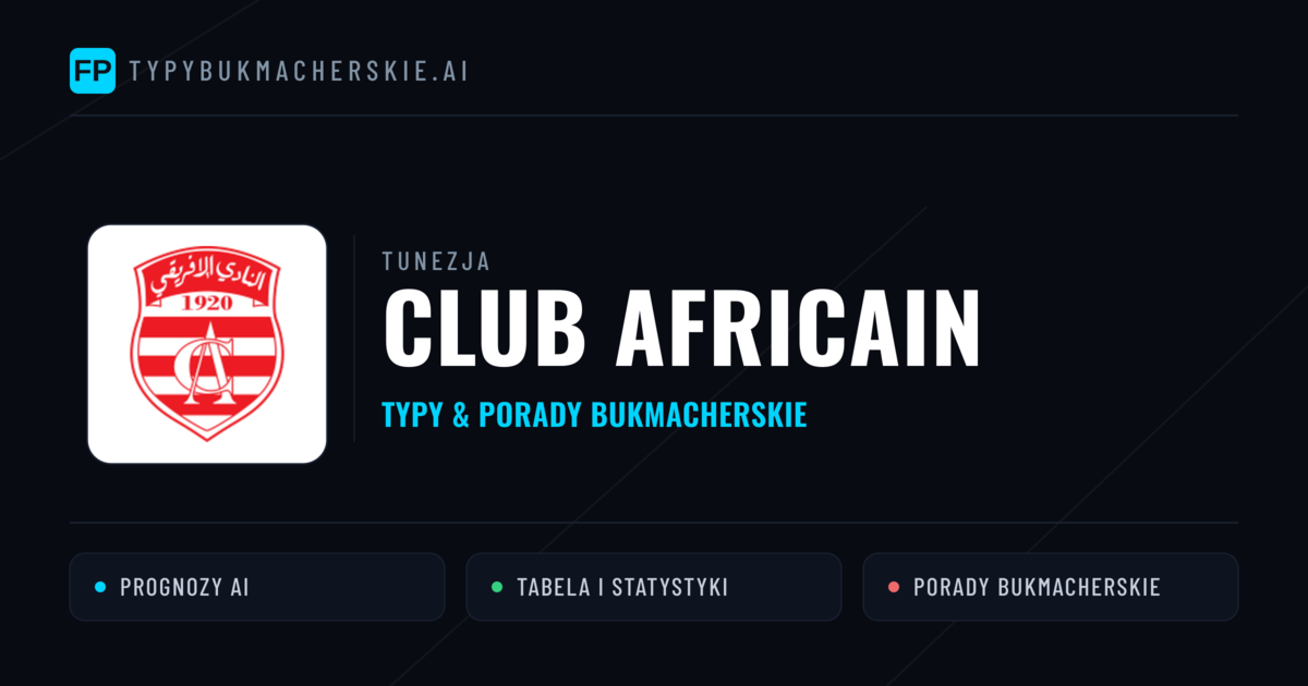 Club Africain Typy i statystyki
