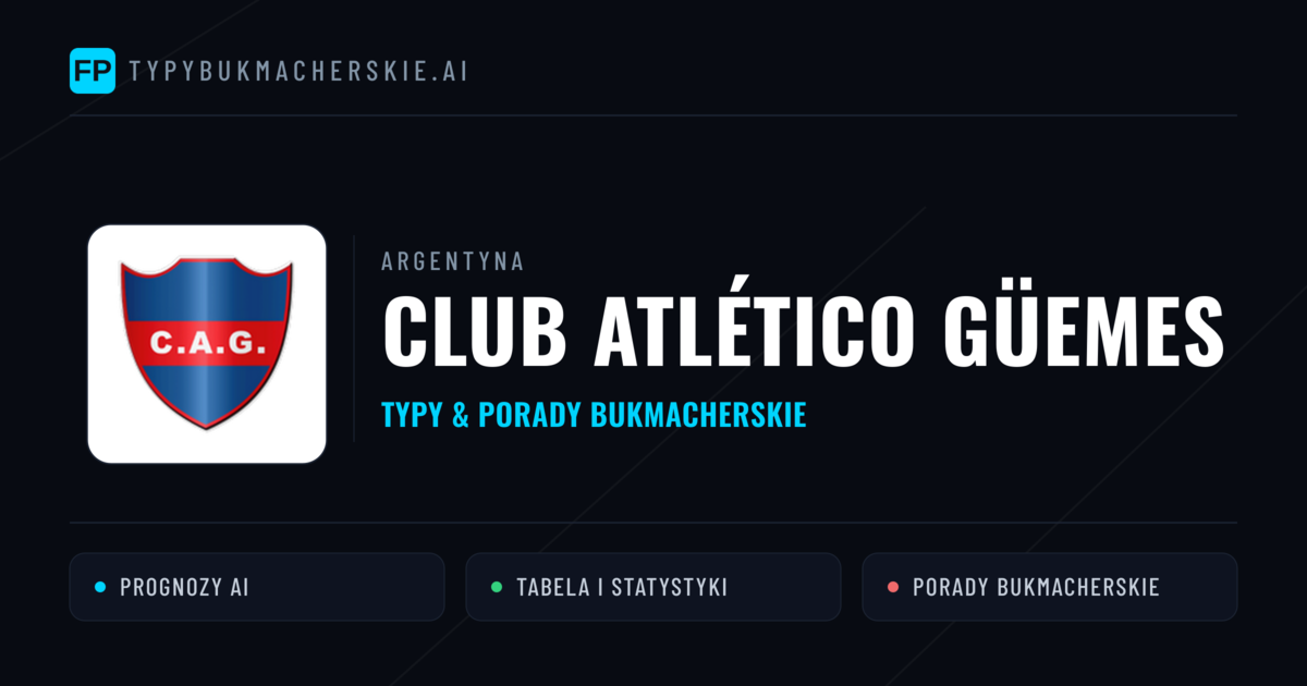 Club Atlético Güemes Typy i statystyki