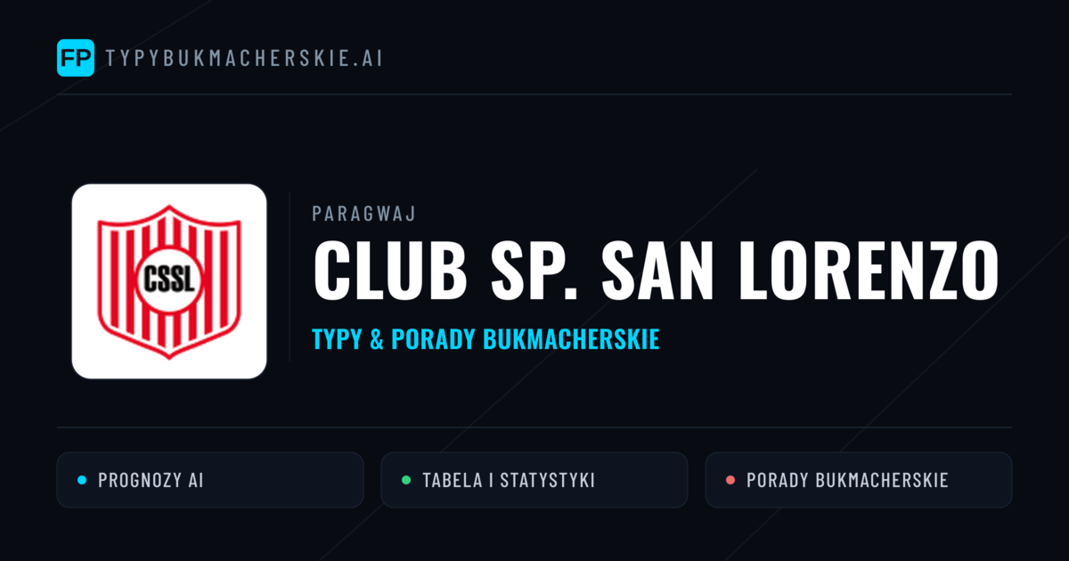 Club Sp. San Lorenzo Typy i statystyki