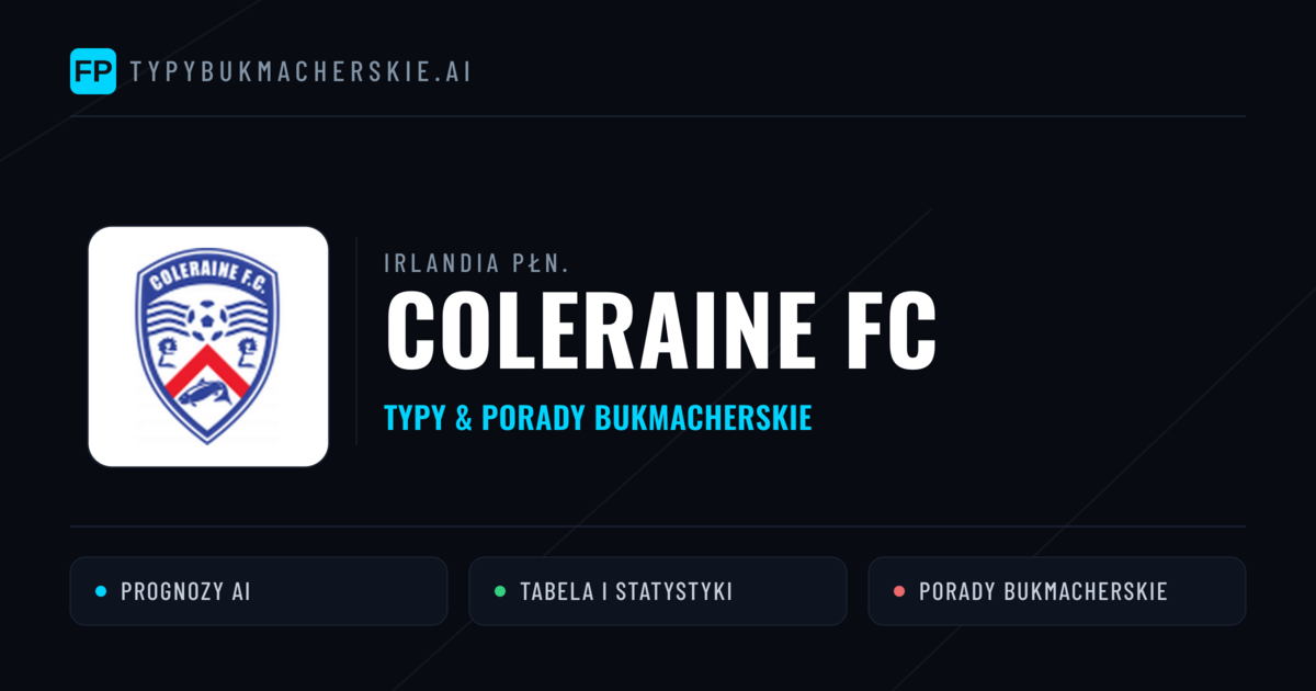 Coleraine FC Typy i statystyki