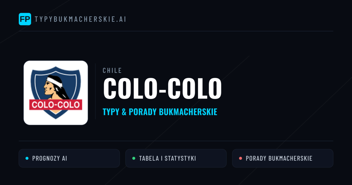 Colo-Colo Typy i statystyki