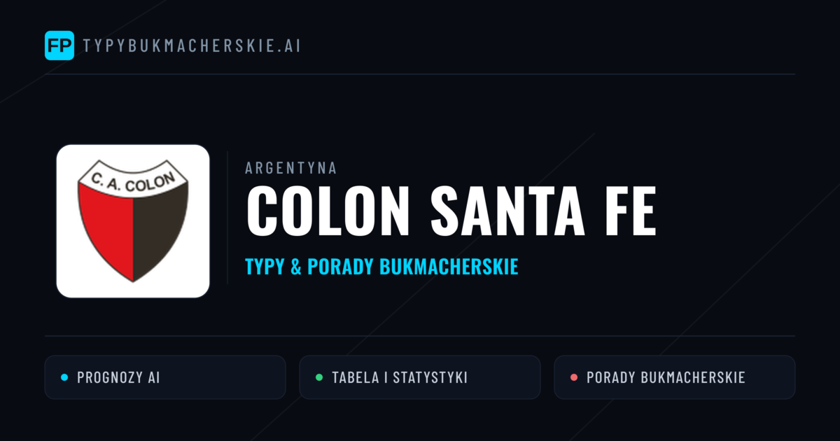 Colon Santa Fe Typy i statystyki