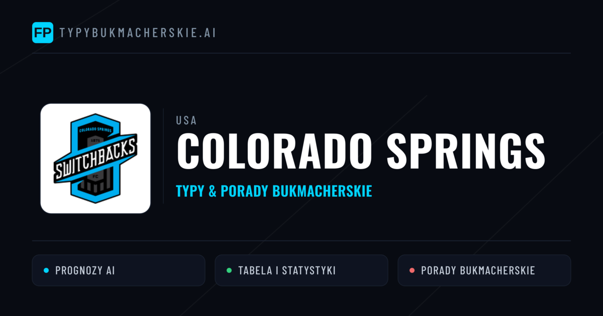 Colorado Springs Typy i statystyki