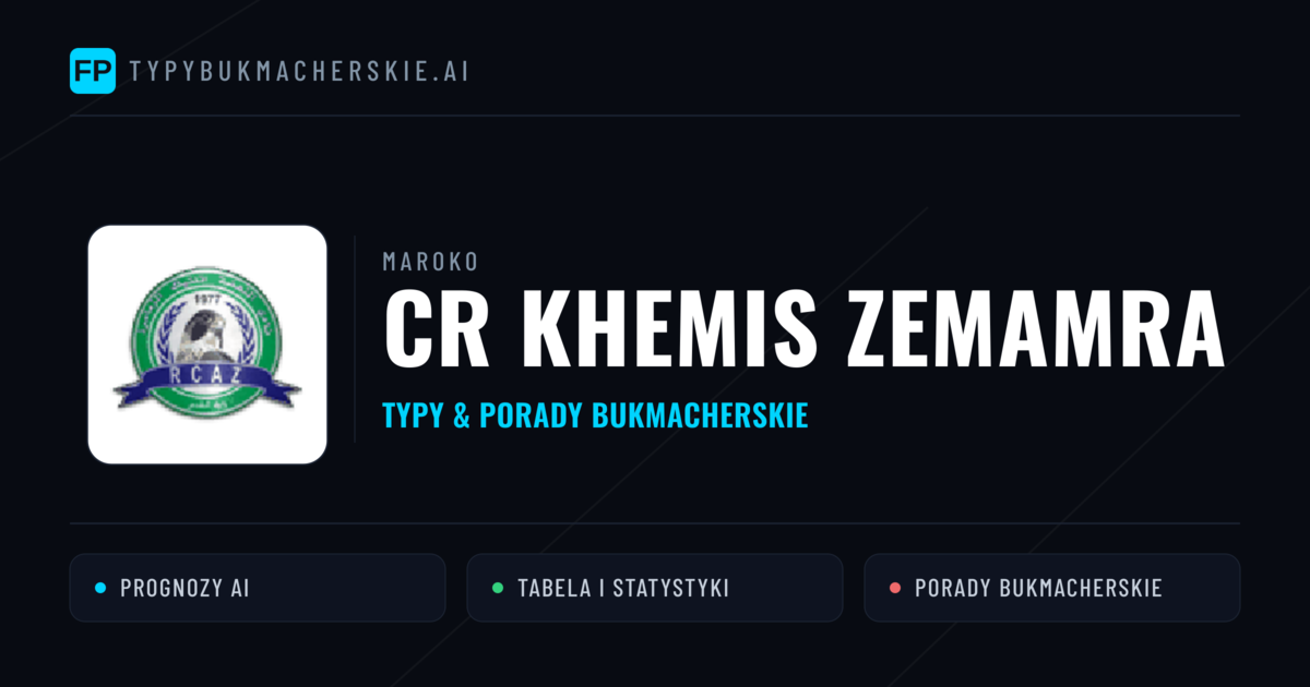 CR Khemis Zemamra Typy i statystyki