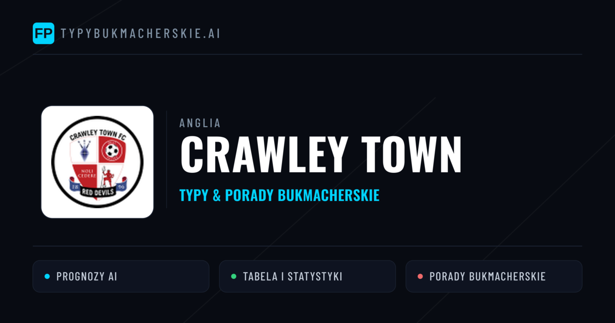 Crawley Town Typy i statystyki