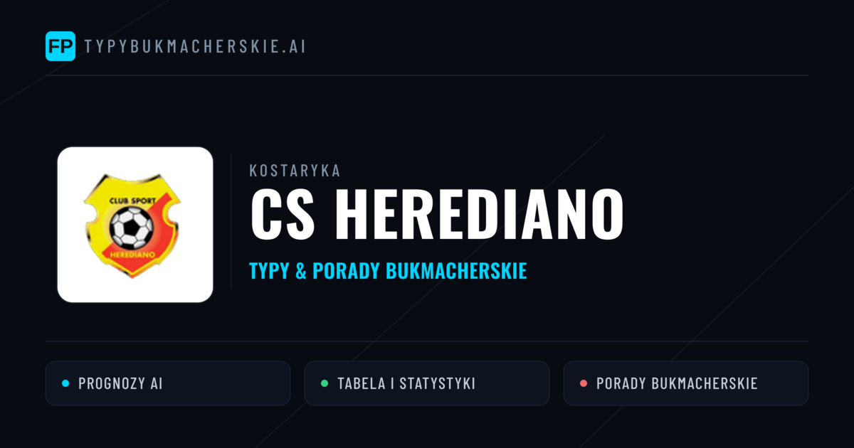 CS Herediano Typy i statystyki