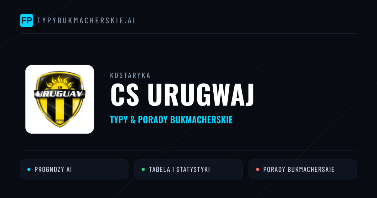 CS Urugwaj Typy i statystyki