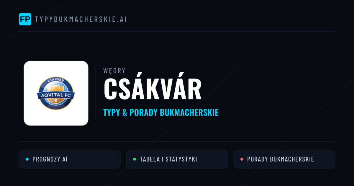 Csákvár Typy i statystyki