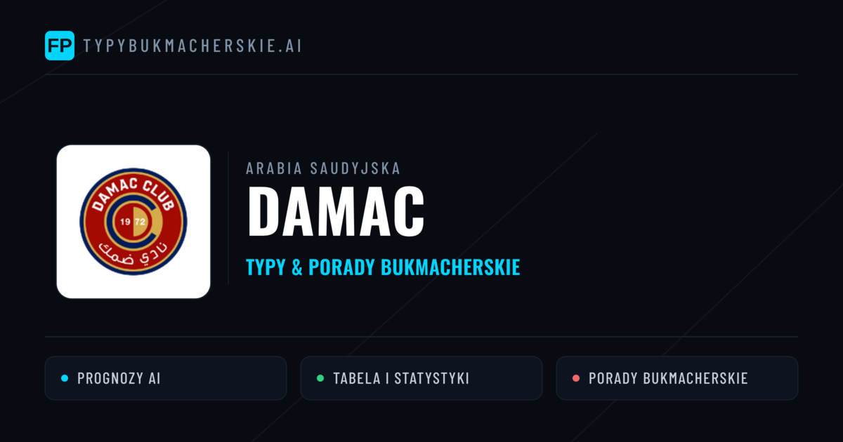 Damac Typy i statystyki
