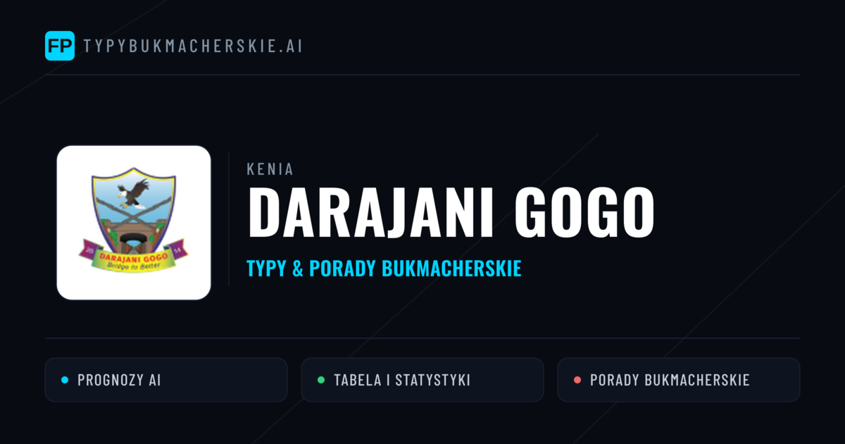 Darajani Gogo Typy i statystyki