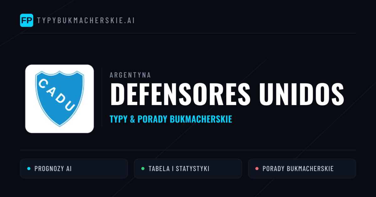 Defensores Unidos Typy i statystyki