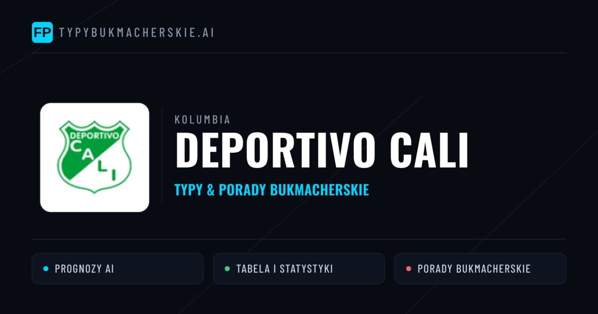 Deportivo Cali Typy i statystyki