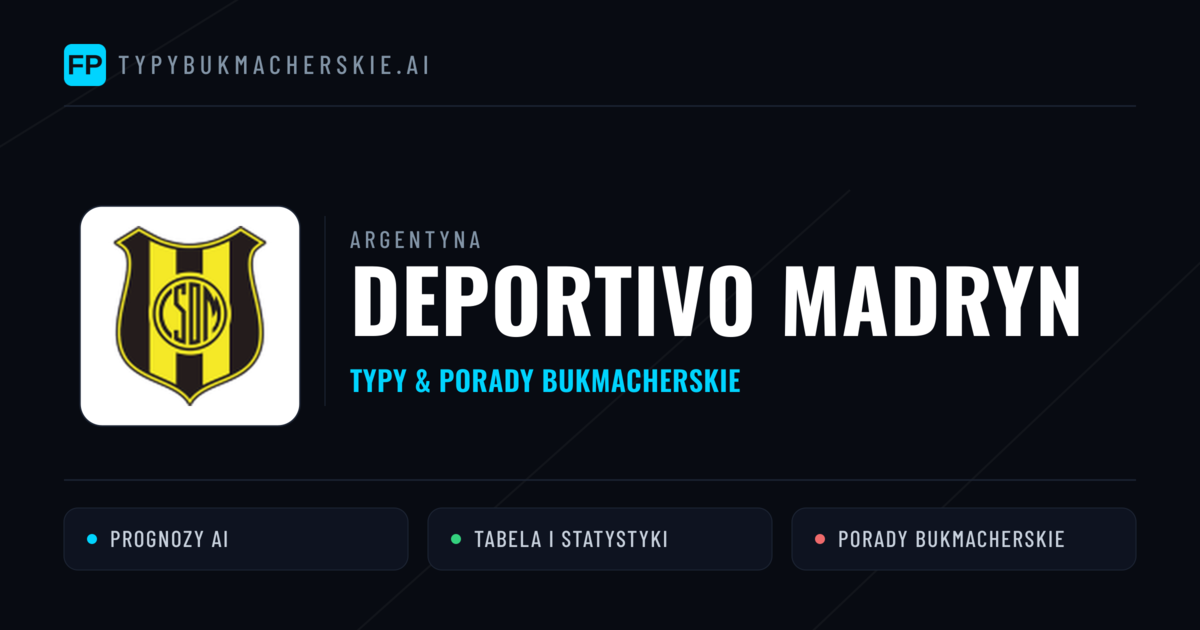 Deportivo Madryn Typy i statystyki