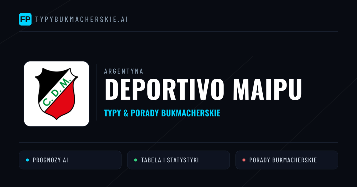 Deportivo Maipu Typy i statystyki