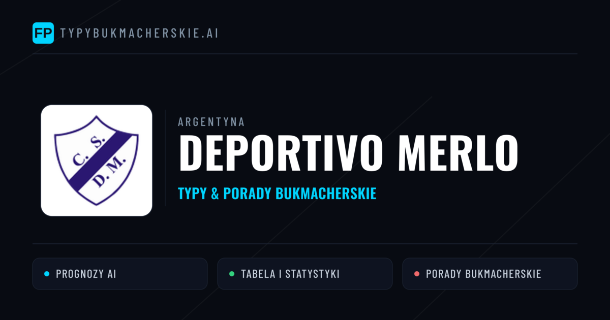 Deportivo Merlo Typy i statystyki