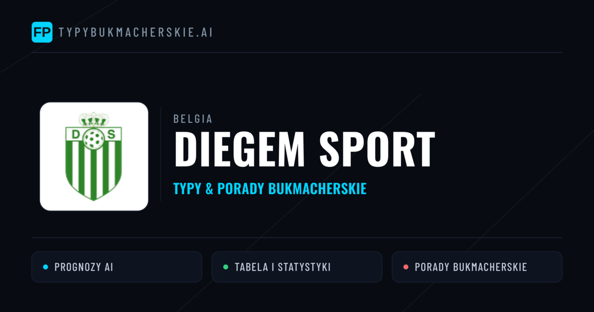 Diegem Sport Typy i statystyki