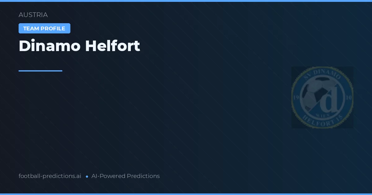 Dinamo Helfort Typy i statystyki