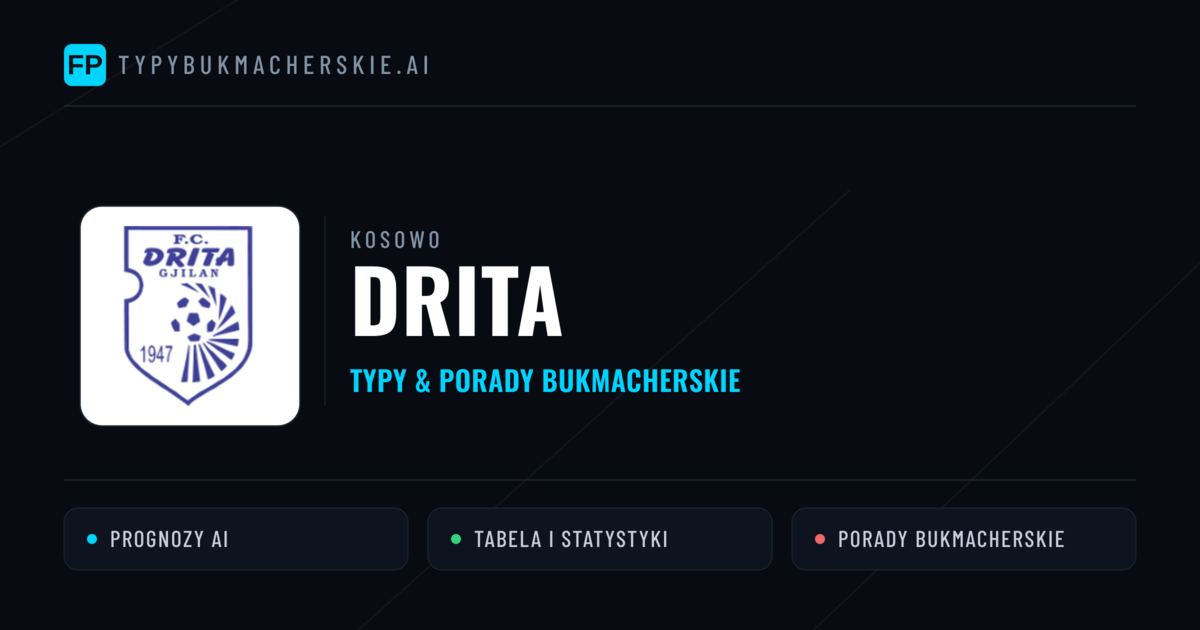 Drita Typy i statystyki