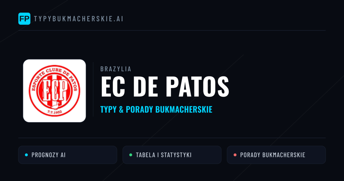 EC de Patos Typy i statystyki