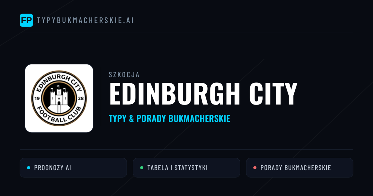 Edinburgh City Typy i statystyki