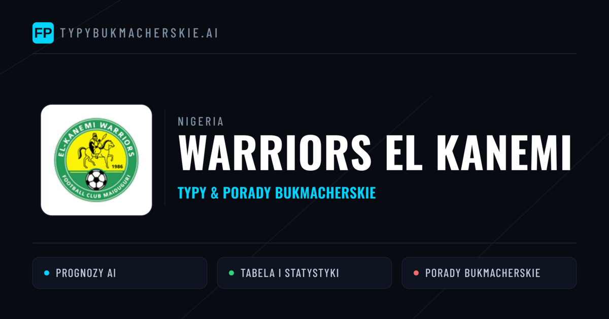 Warriors El Kanemi Typy i statystyki