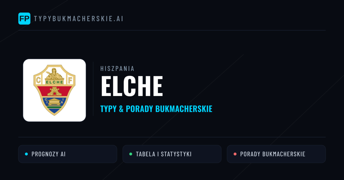 Elche Typy i statystyki