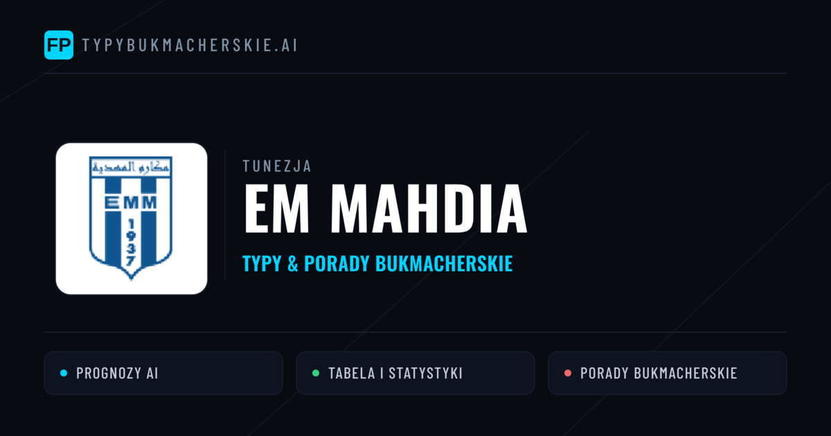 EM Mahdia Typy i statystyki