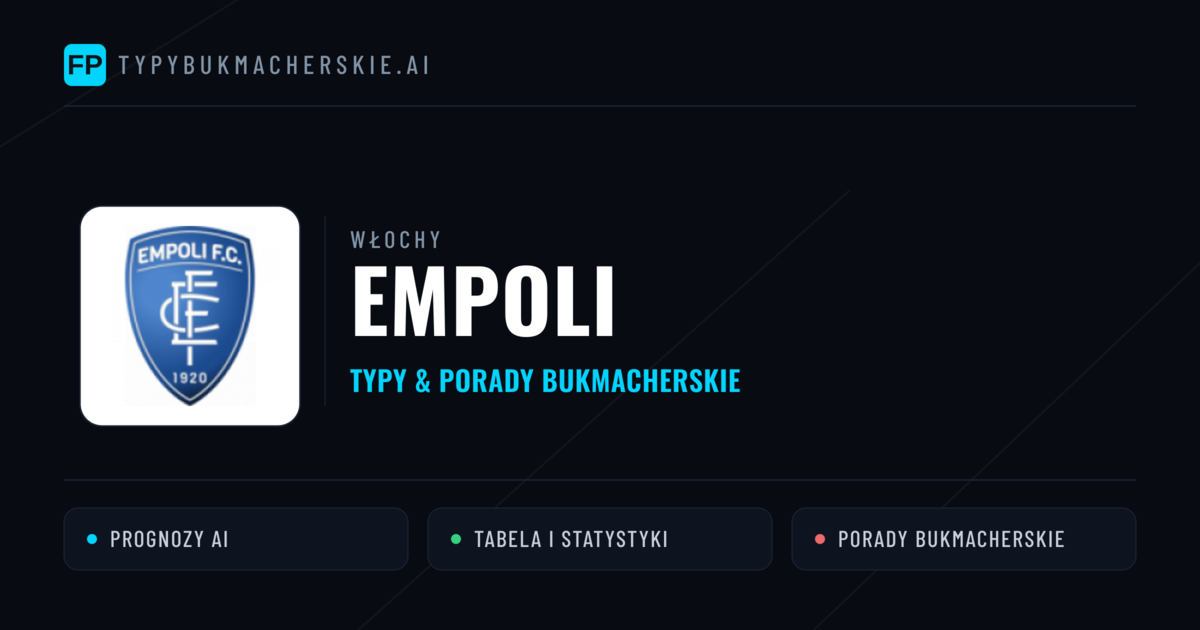 Empoli Typy i statystyki