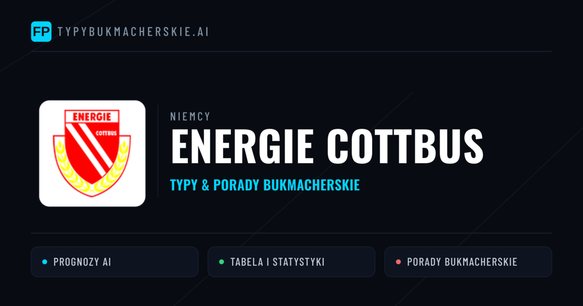 Energie Cottbus Typy i statystyki