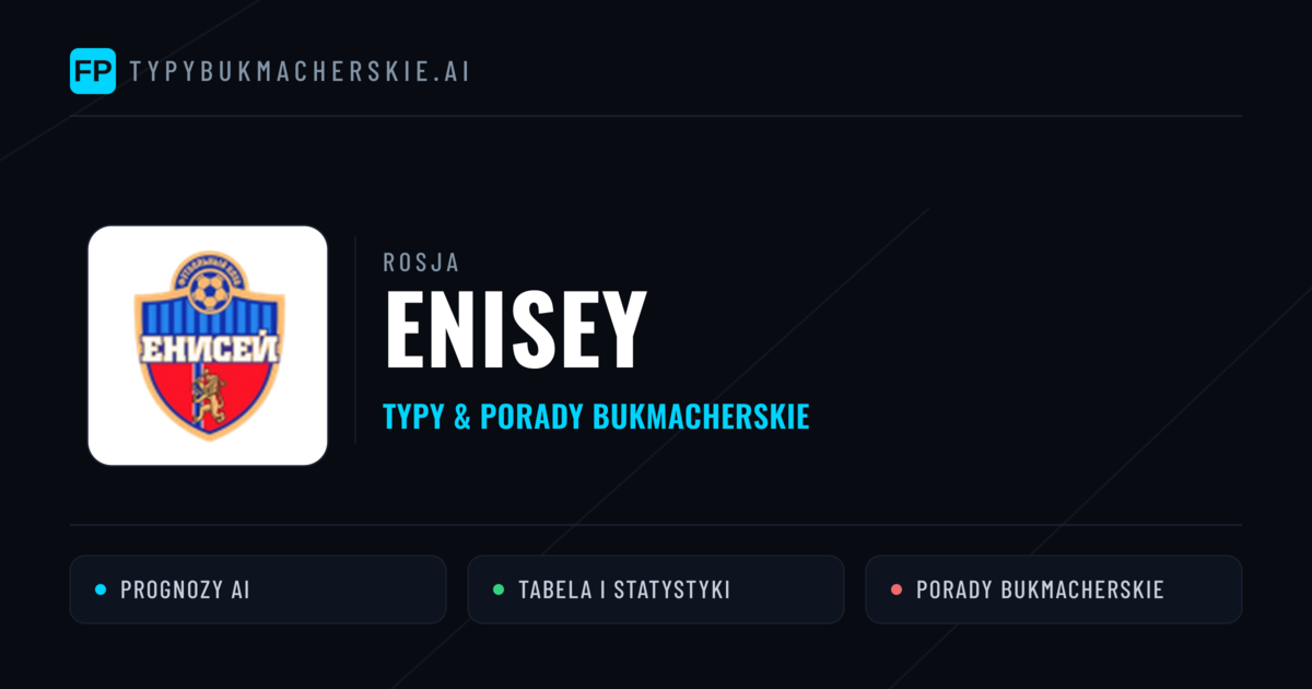 Enisey Typy i statystyki