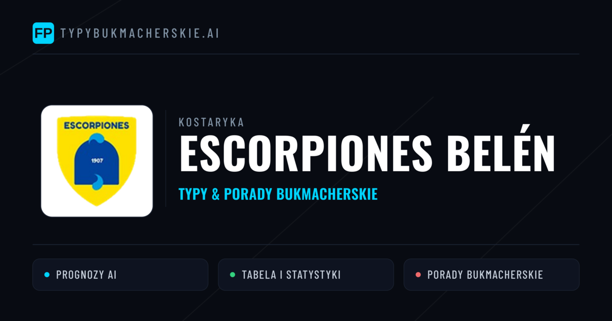 Escorpiones Belén Typy i statystyki