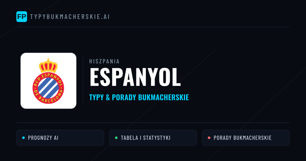 Espanyol Typy i statystyki