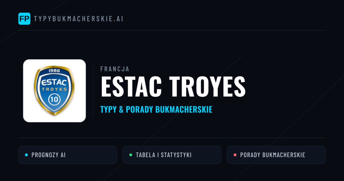 Estac Troyes Typy i statystyki