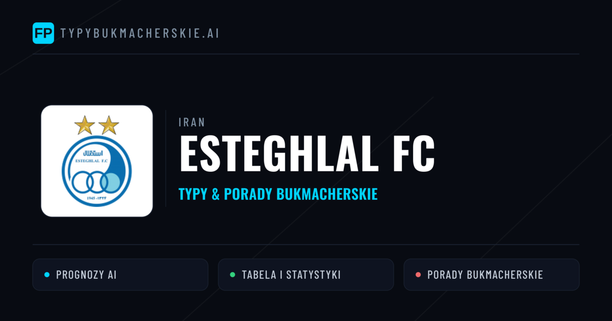 Esteghlal FC Typy i statystyki
