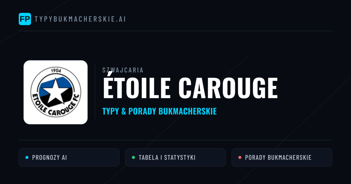 Étoile Carouge Typy i statystyki