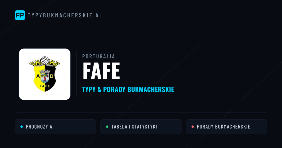 Fafe Typy i statystyki
