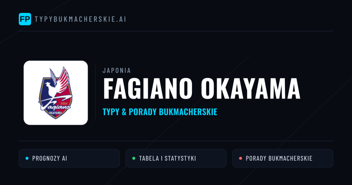 Fagiano Okayama Typy i statystyki