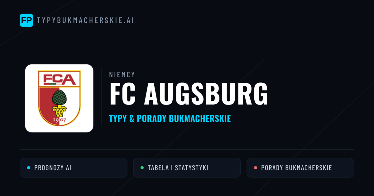 FC Augsburg Typy i statystyki