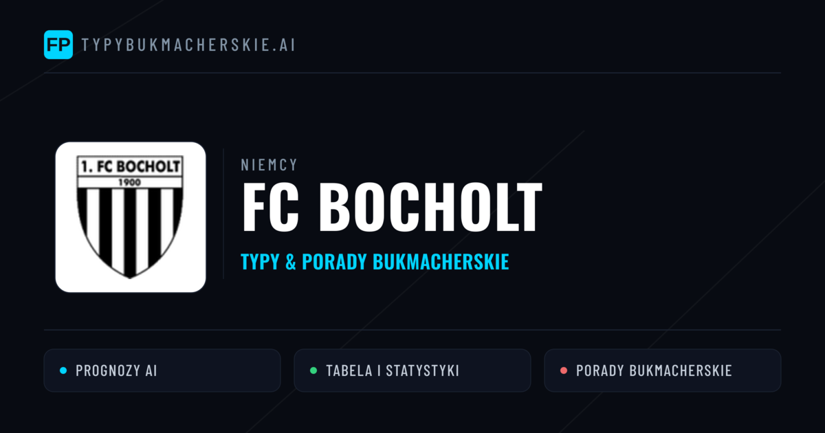 FC Bocholt Typy i statystyki