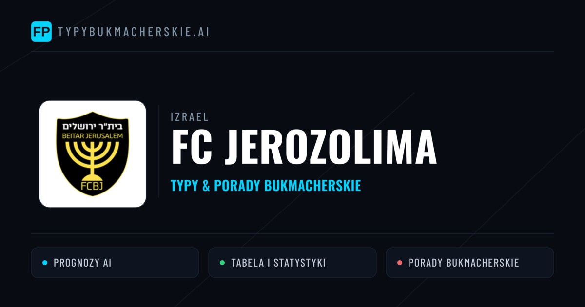 FC Jerozolima Typy i statystyki