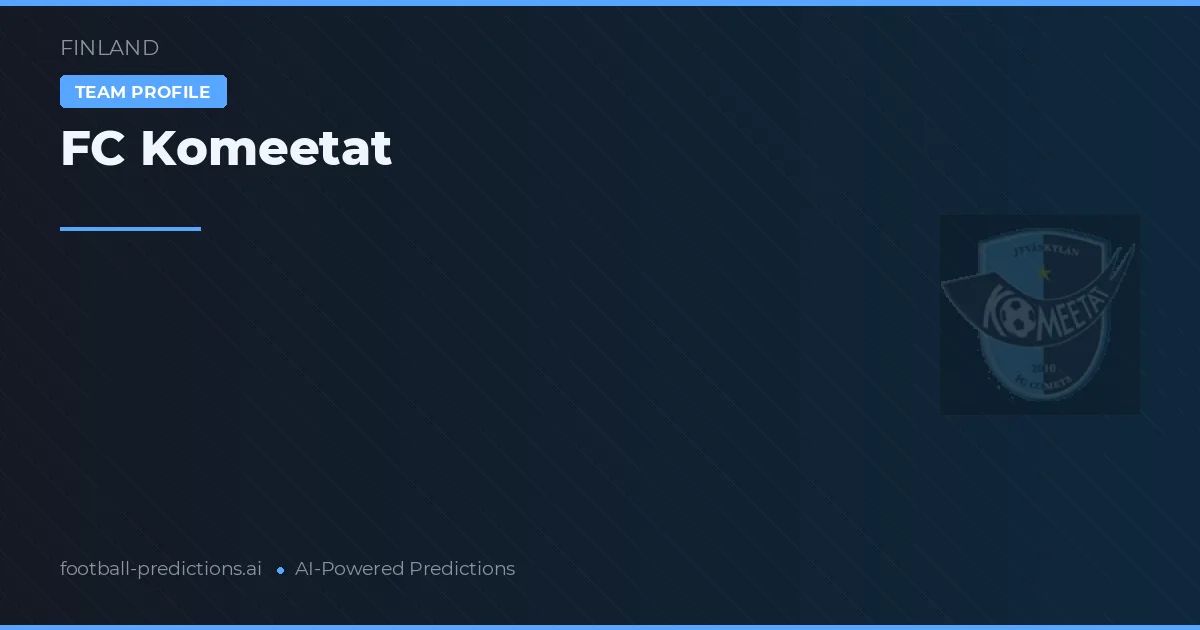 FC Komeetat Typy i statystyki