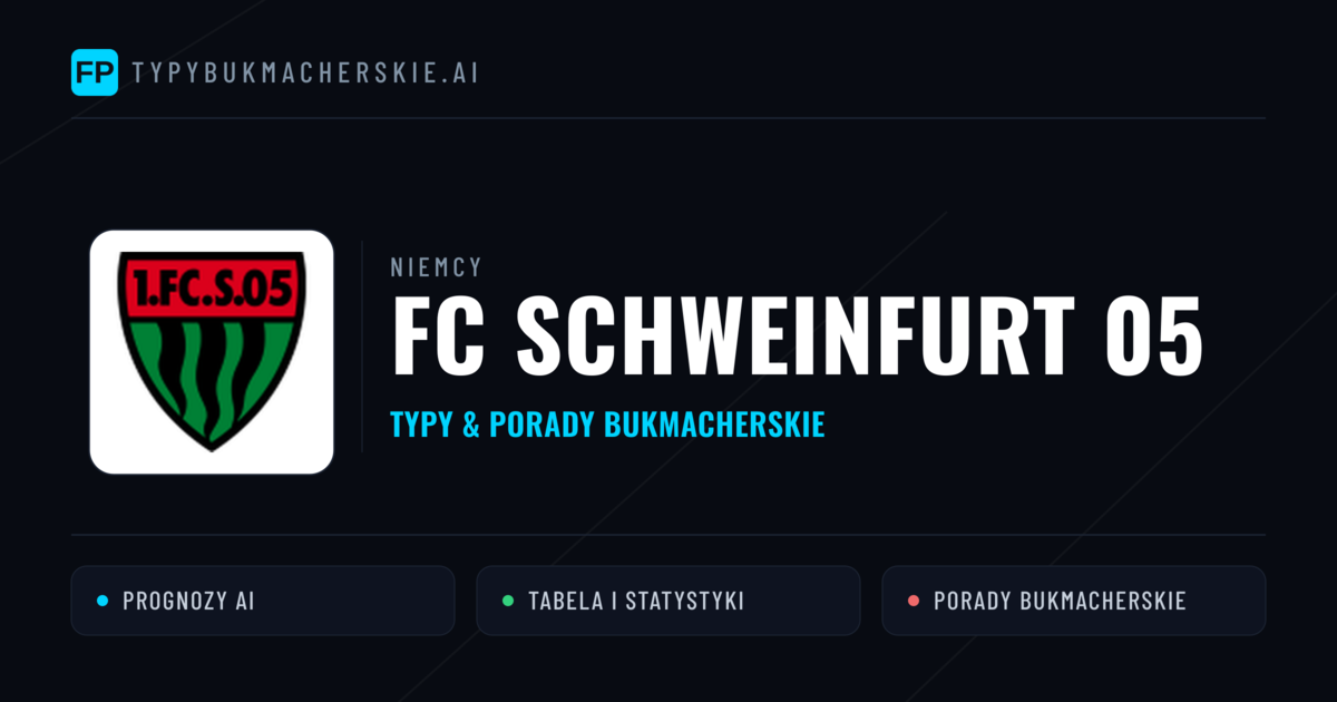 FC Schweinfurt 05 Typy i statystyki