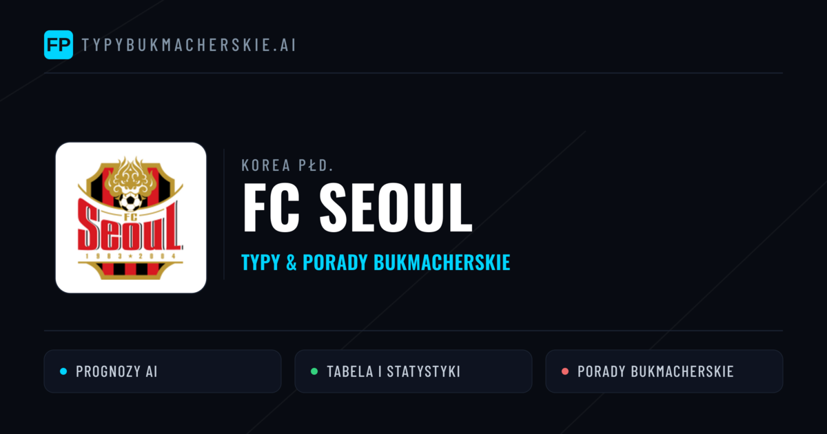 FC Seoul Typy i statystyki