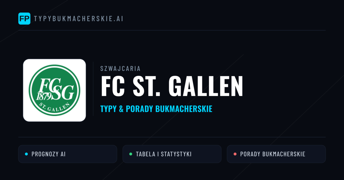 FC St. Gallen Typy i statystyki