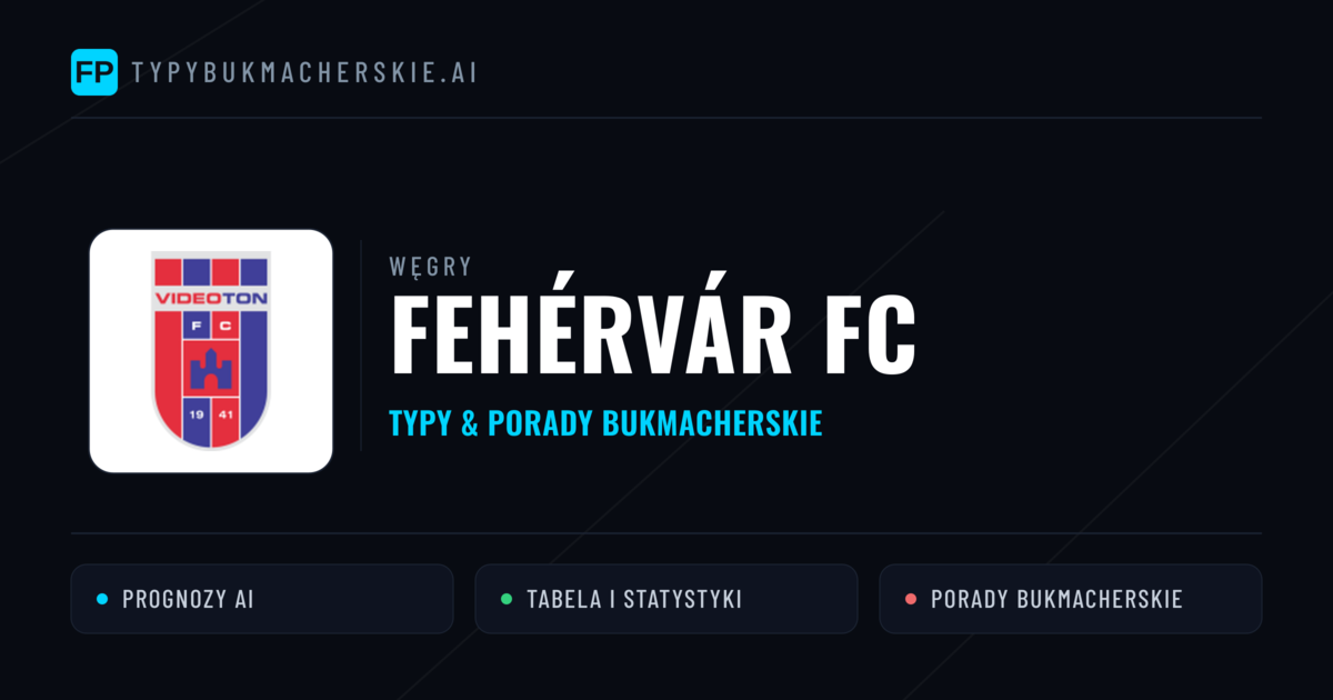 Fehérvár FC Typy i statystyki