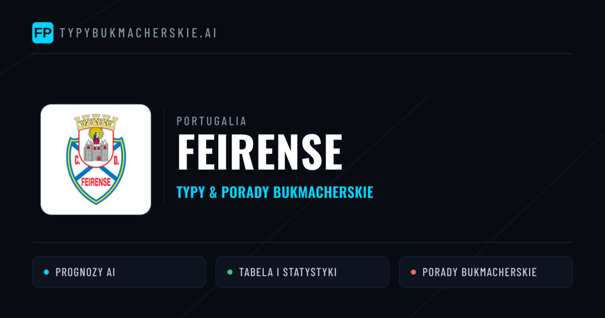Feirense Typy i statystyki