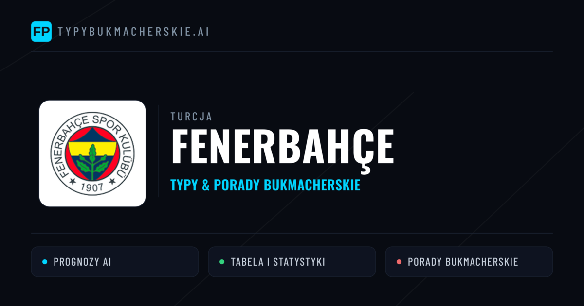 Fenerbahçe Typy i statystyki