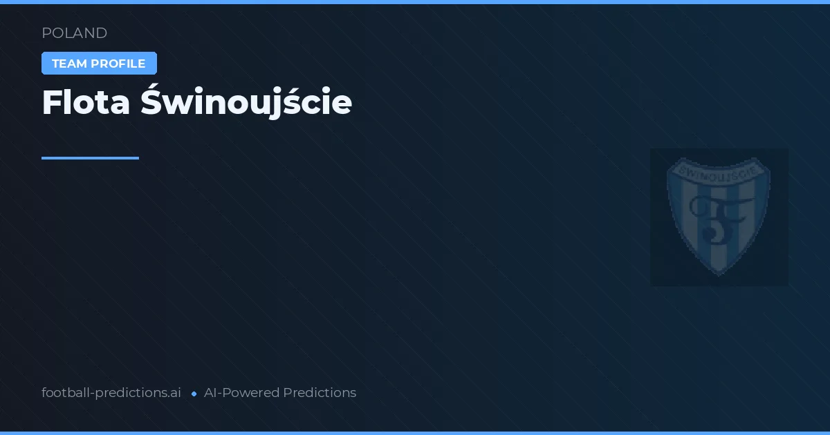 Flota Świnoujście Typy i statystyki