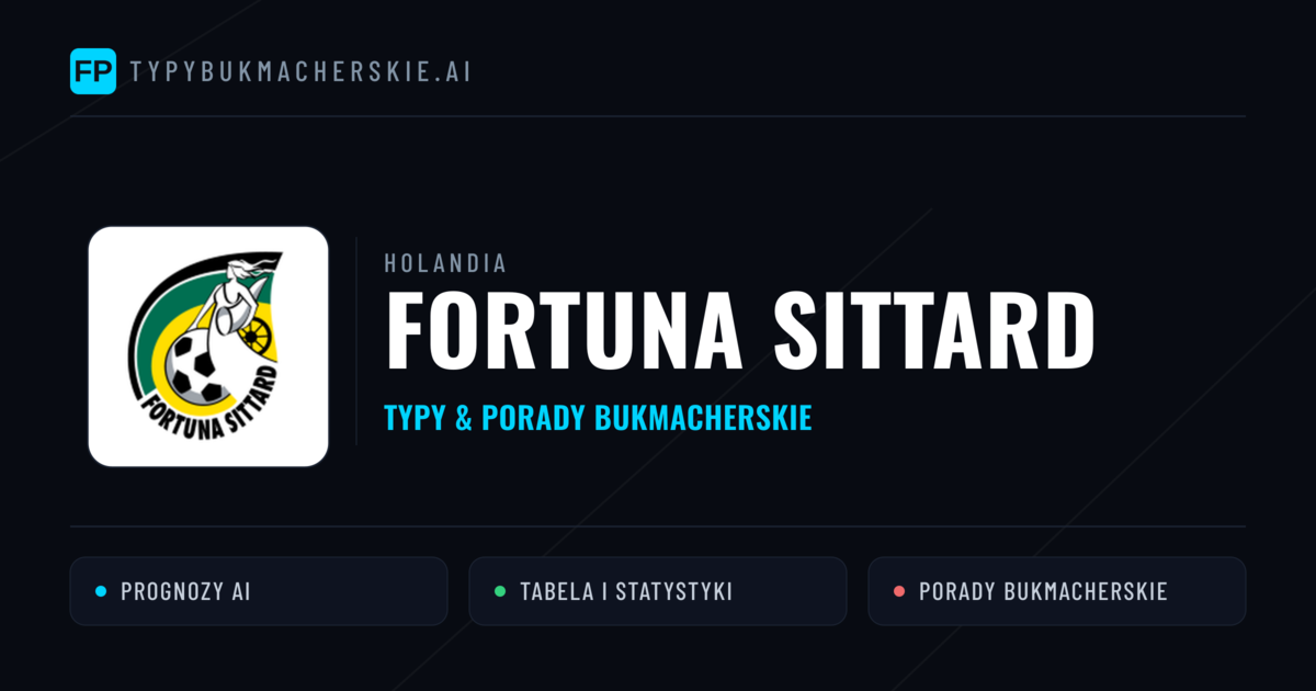 Fortuna Sittard Typy i statystyki