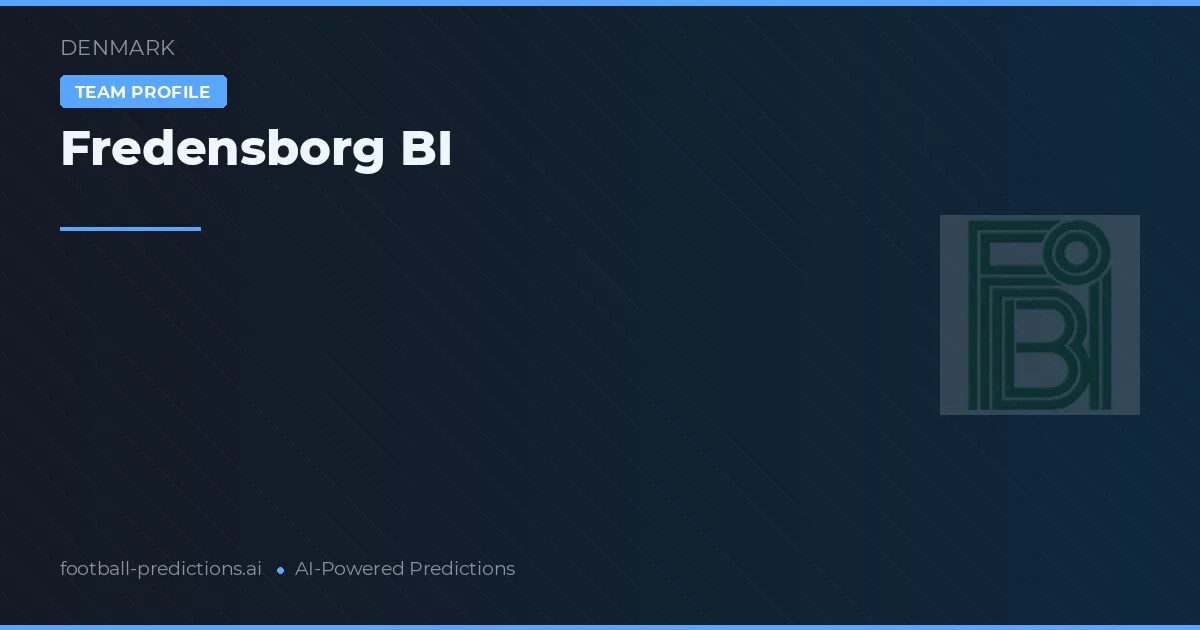 Fredensborg BI Typy i statystyki